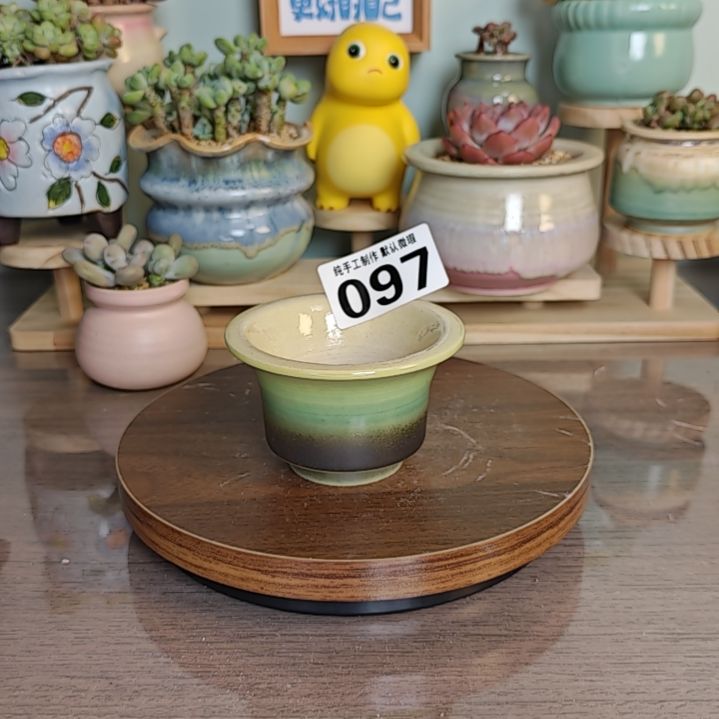 景德镇手工陶瓷盆 口7.5