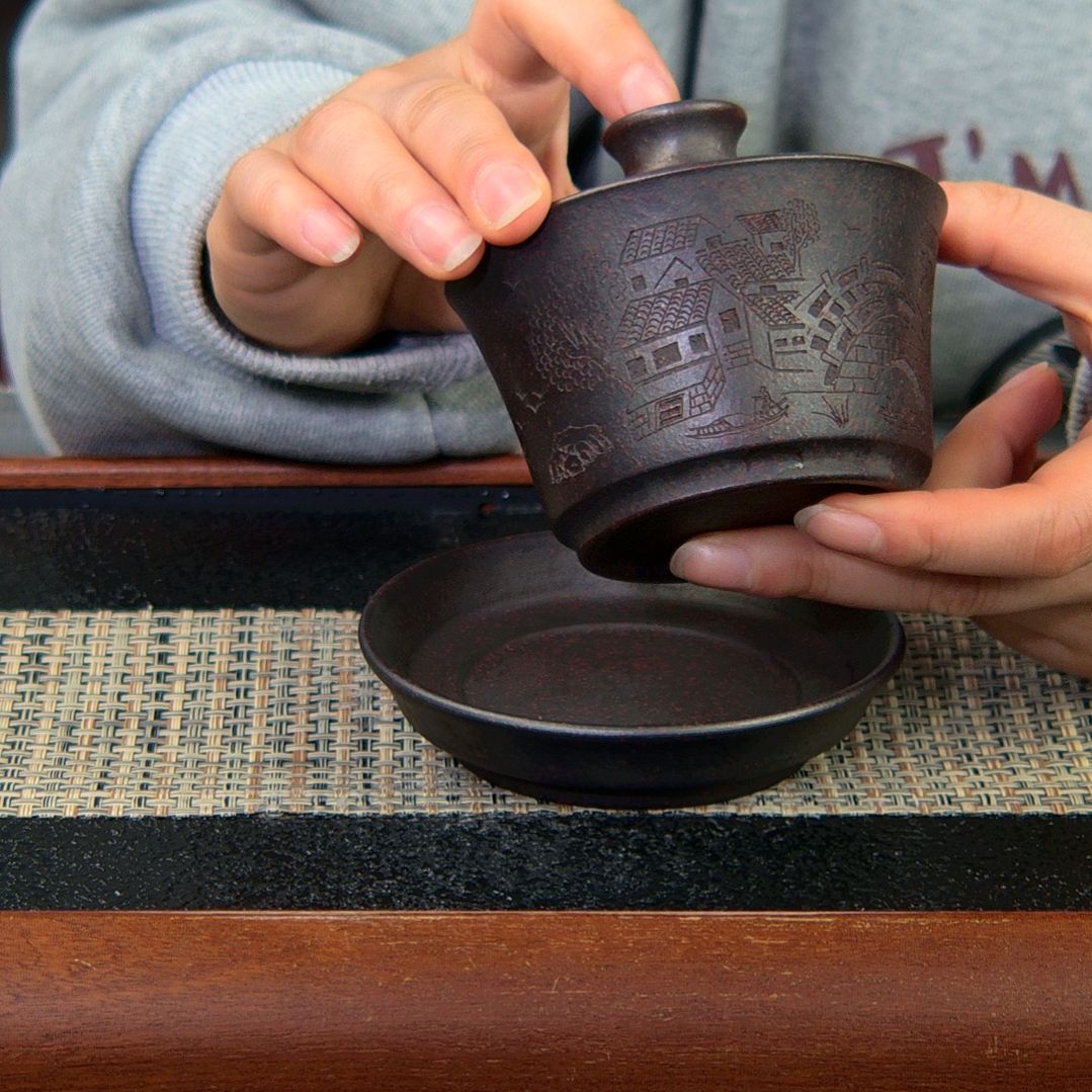 【闪购商品】紫砂茶杯高货放漏