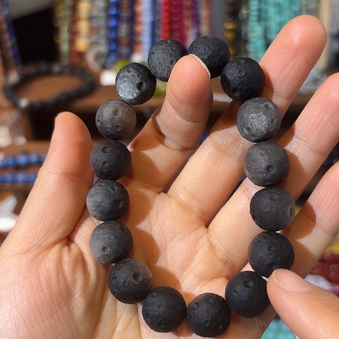 玛瑙/玉髓未镶嵌珠宝半成品运石卡13一串