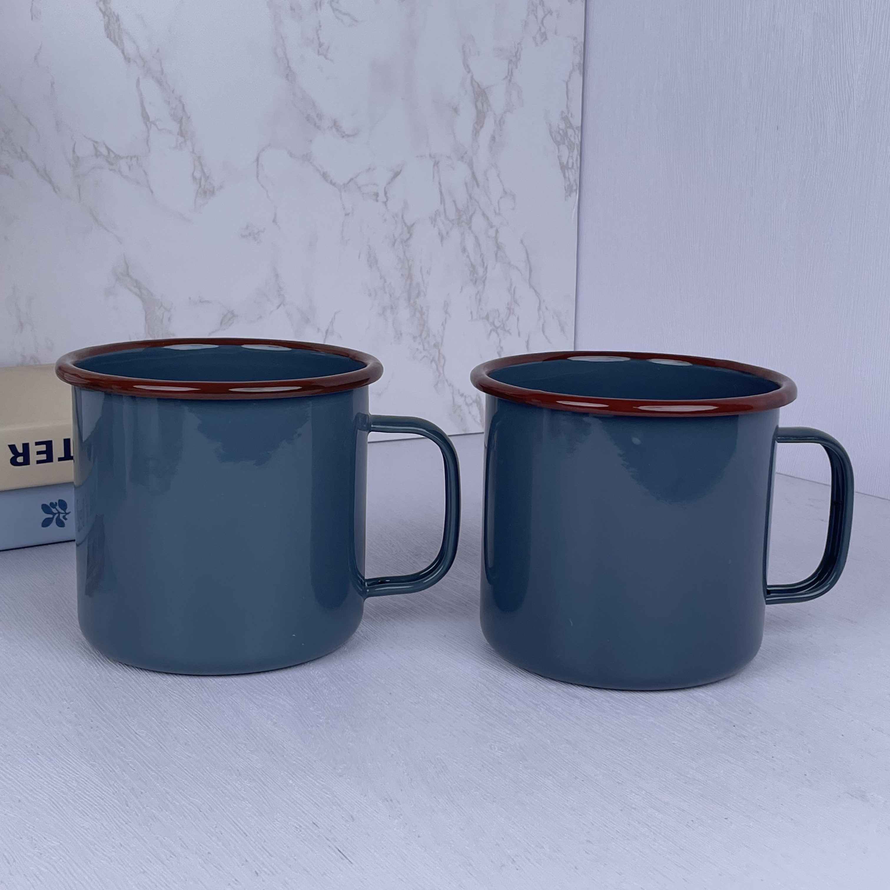 特价 13cm轻珐琅口杯1.2l拍一发二