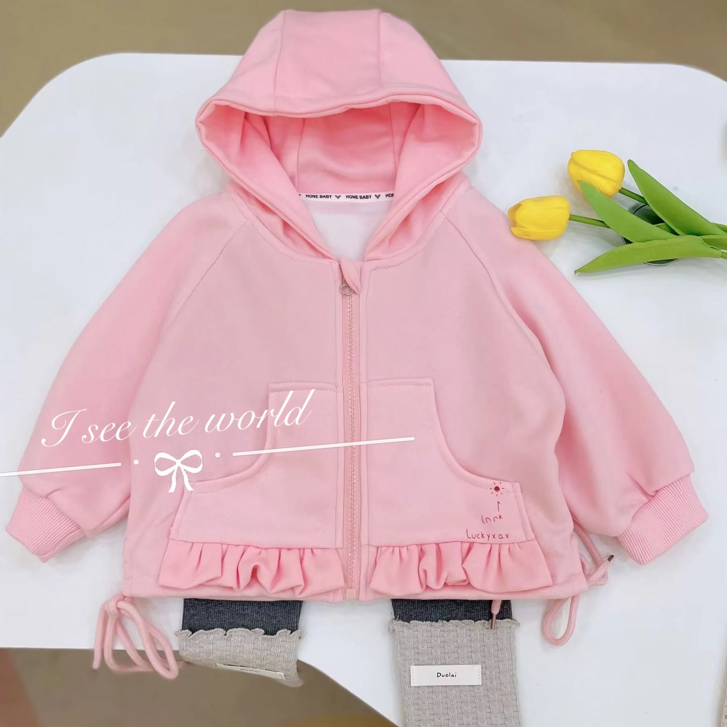 女童秋装时尚洋气外套女宝宝外出服上衣