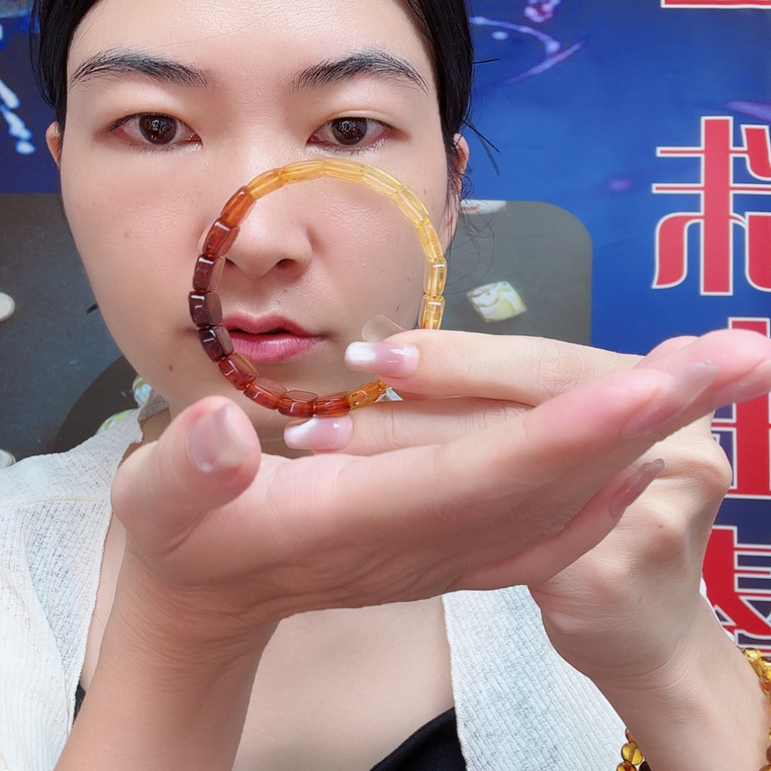 手链琥珀未镶嵌蜜蜡手串