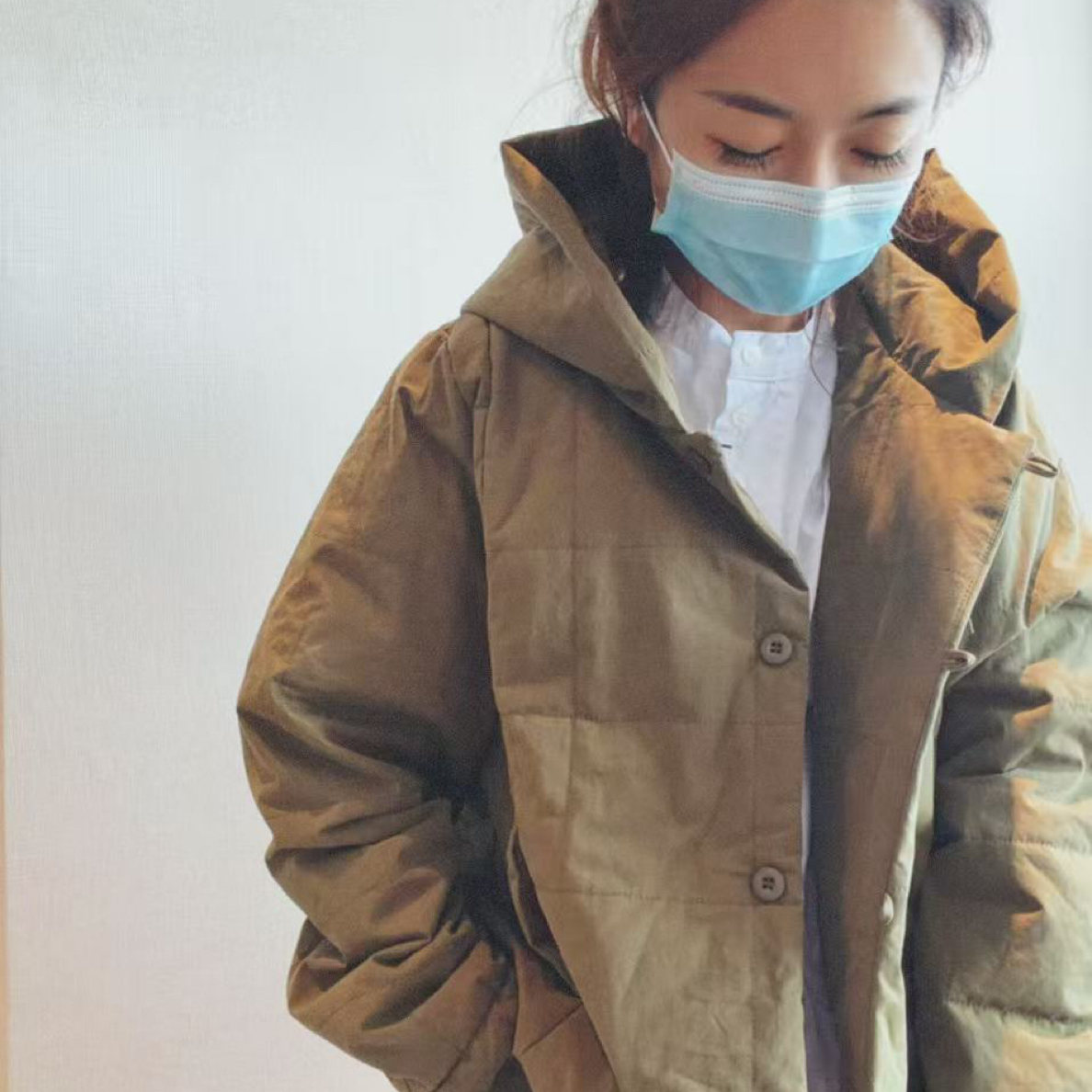 夏小朵 秋冬全评八连帽棉服 简约纯色小众宽松显瘦连帽棉服
