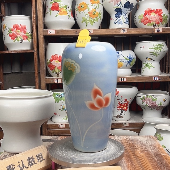 摆件66 新款陶瓷陶瓷大微瑕