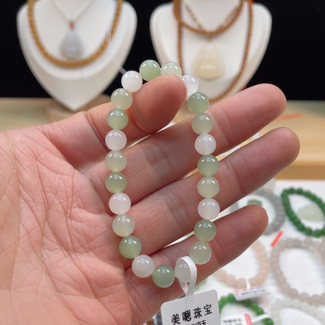 和田玉手串未镶嵌