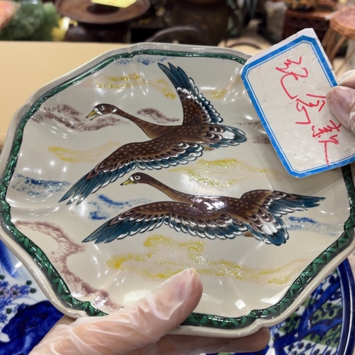 陶瓷古美术置物摆件