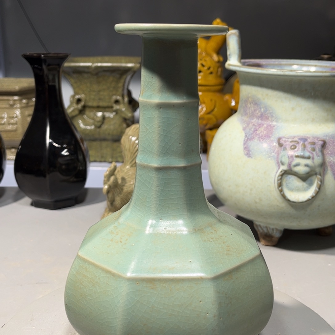 瓶汝窑瓶子品相完美