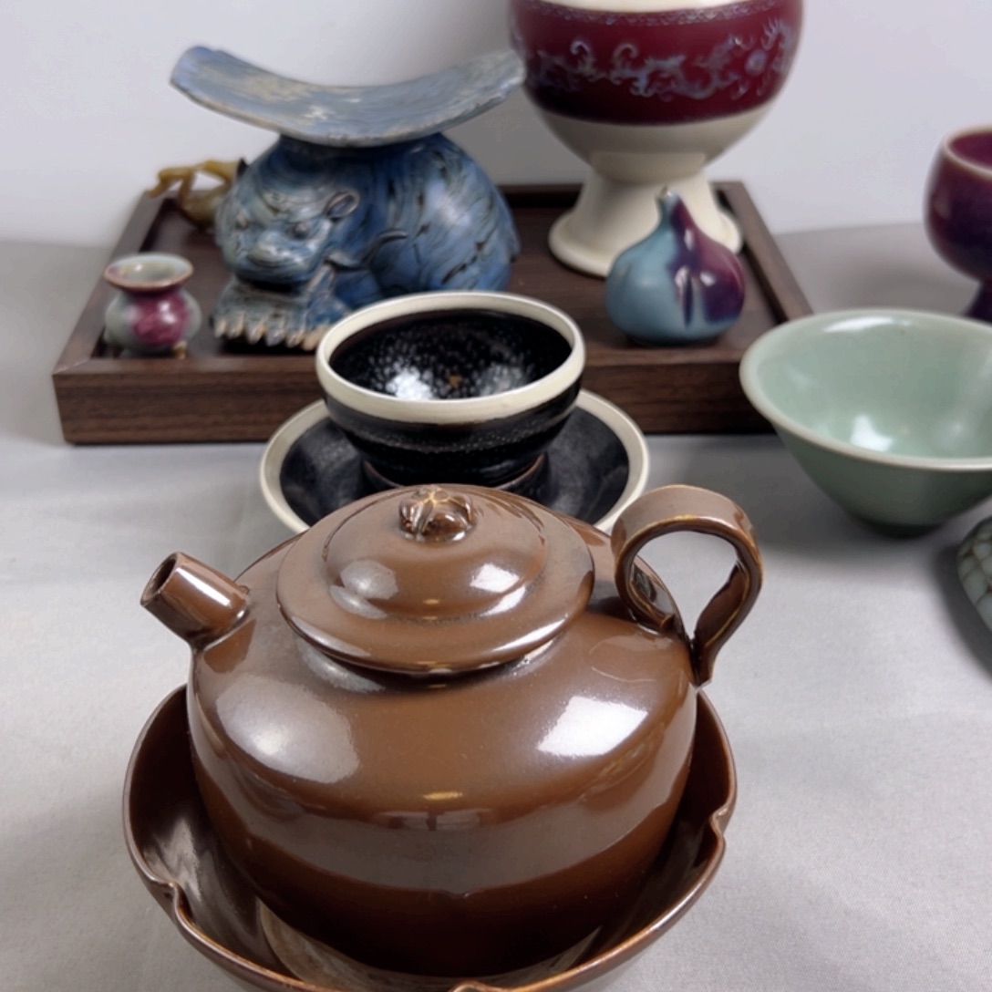 用***哥摆件釉的颜色8888工艺品