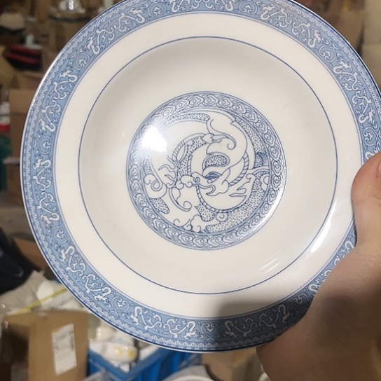 盘8寸深盘一个陶瓷陶瓷