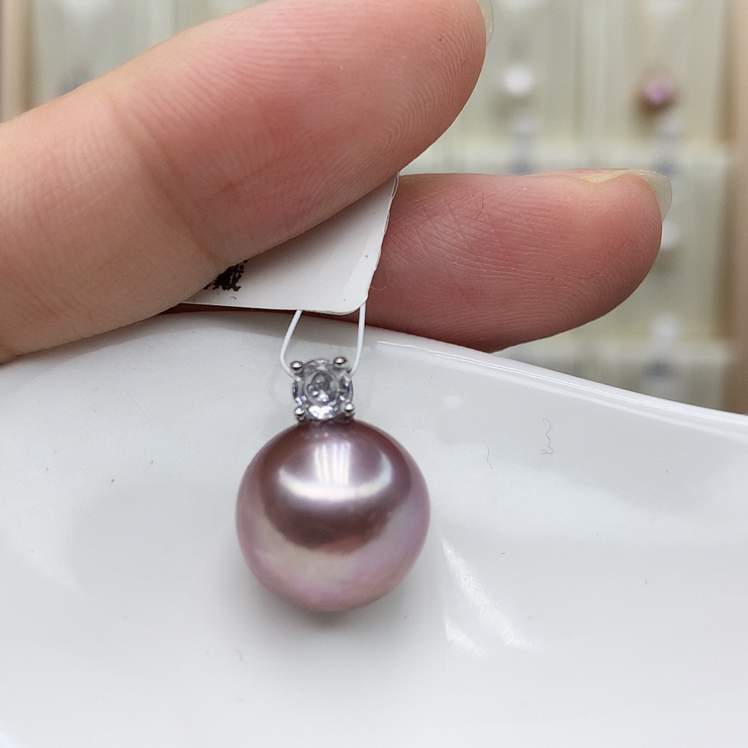 颈饰合金淡水珍珠