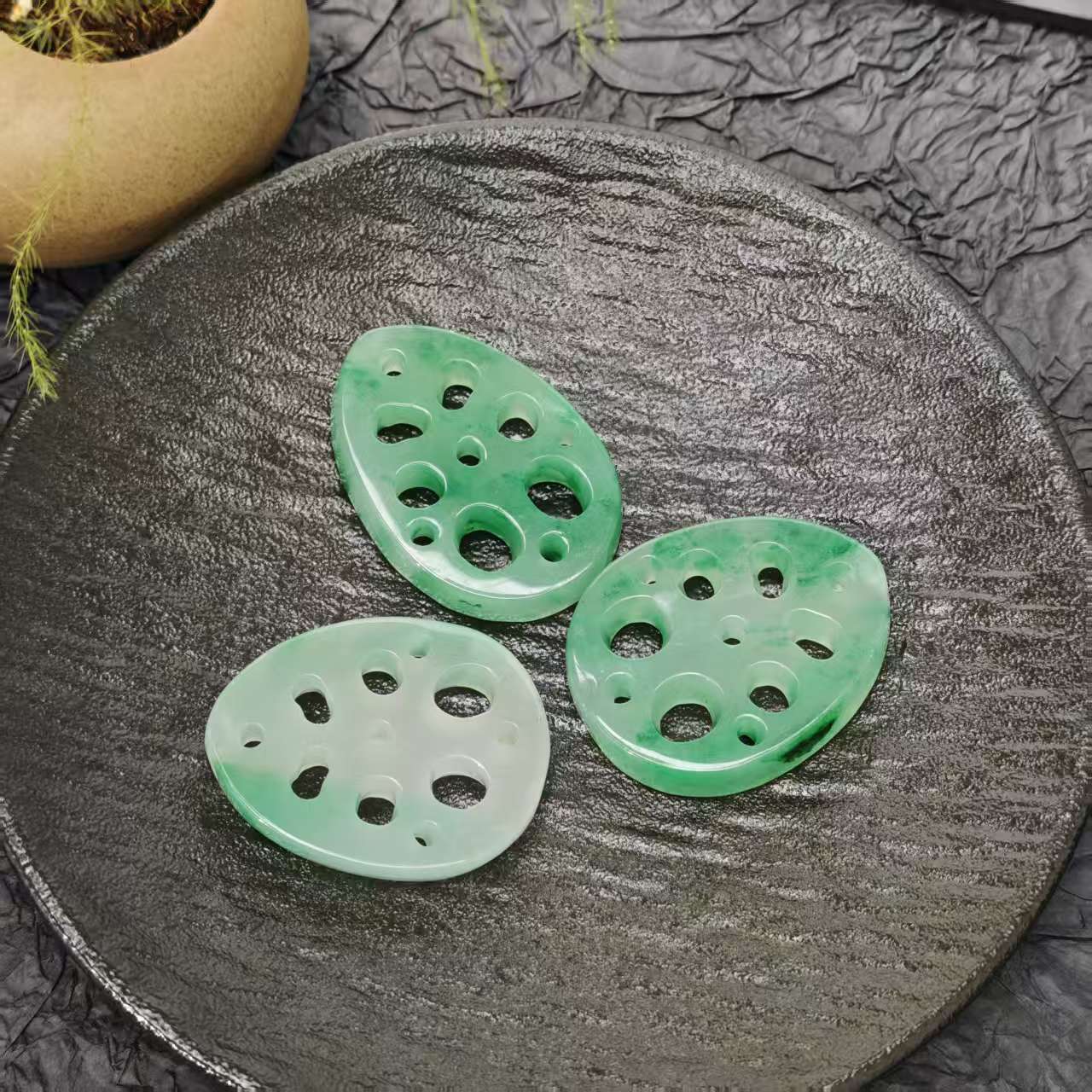 天然非洲翠藕片一枚｜多样性发其一｜