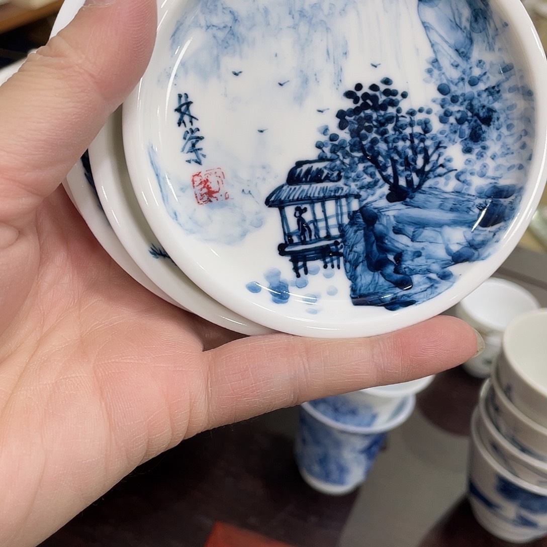 一***凡九希陶瓷茶具作品
