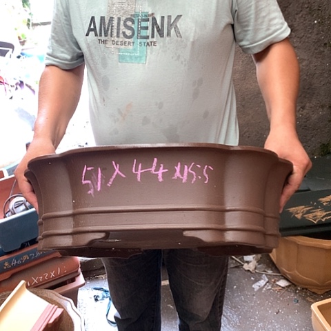 紫砂花盆手工艺品