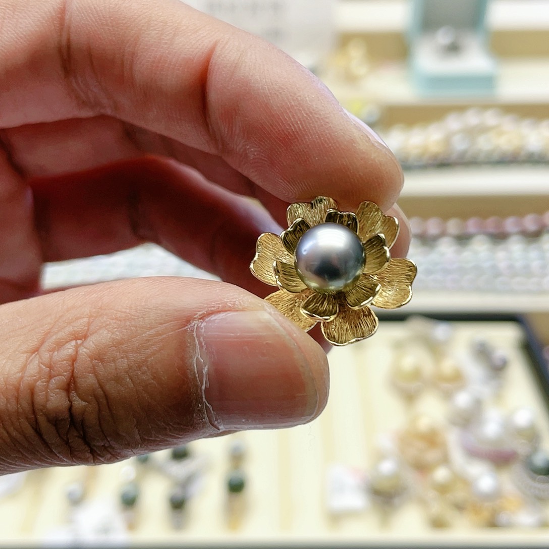 海水珍珠颈饰银S925镶嵌