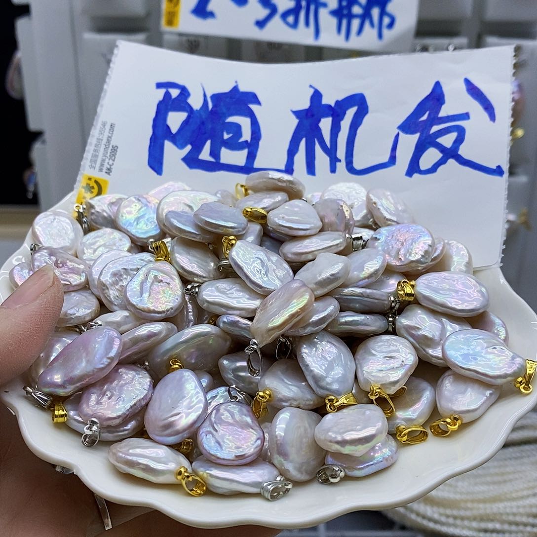 颈饰合金淡水珍珠