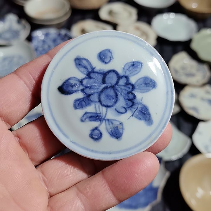 瓷片青花影青杯垫标夲