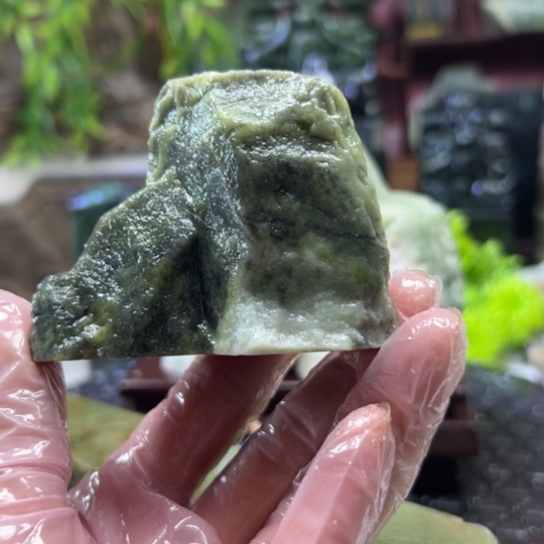 用***6和田玉（黄玉）未镶嵌颈饰