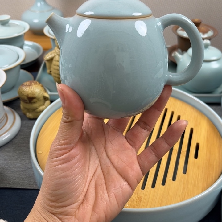杯天青龙蛋壶一级全品