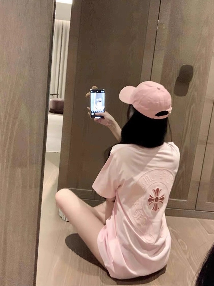 Y6珠片码T女款男女同款T恤衫宽松1885