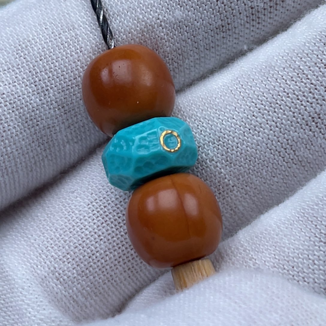 绿松石未镶嵌挂件10.5✖️6mm