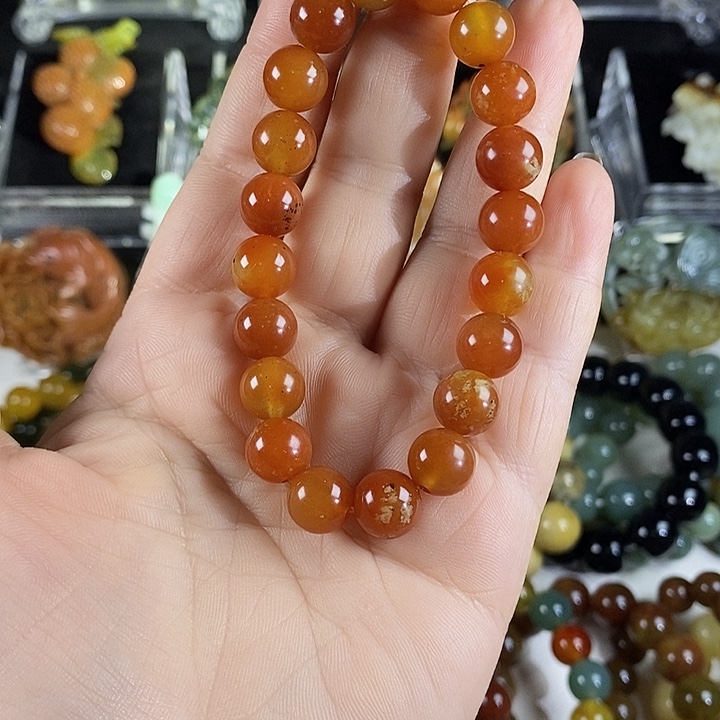 蛇纹石玉未镶嵌手串