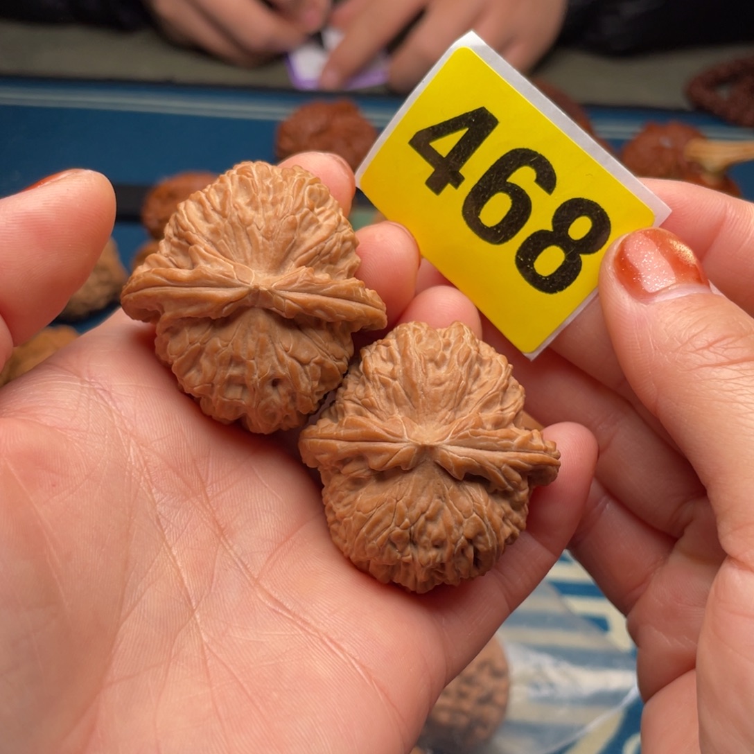 吊坠文玩核桃39.5全品粗筋球白（精品）468号