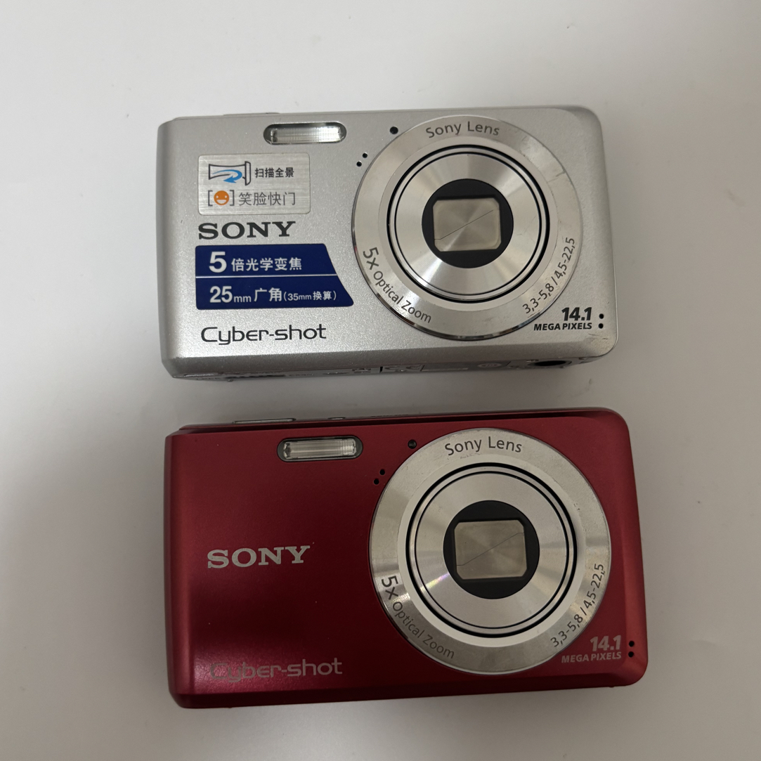 95新 Sony/索尼 w520 1400w像素ccd相机带配件