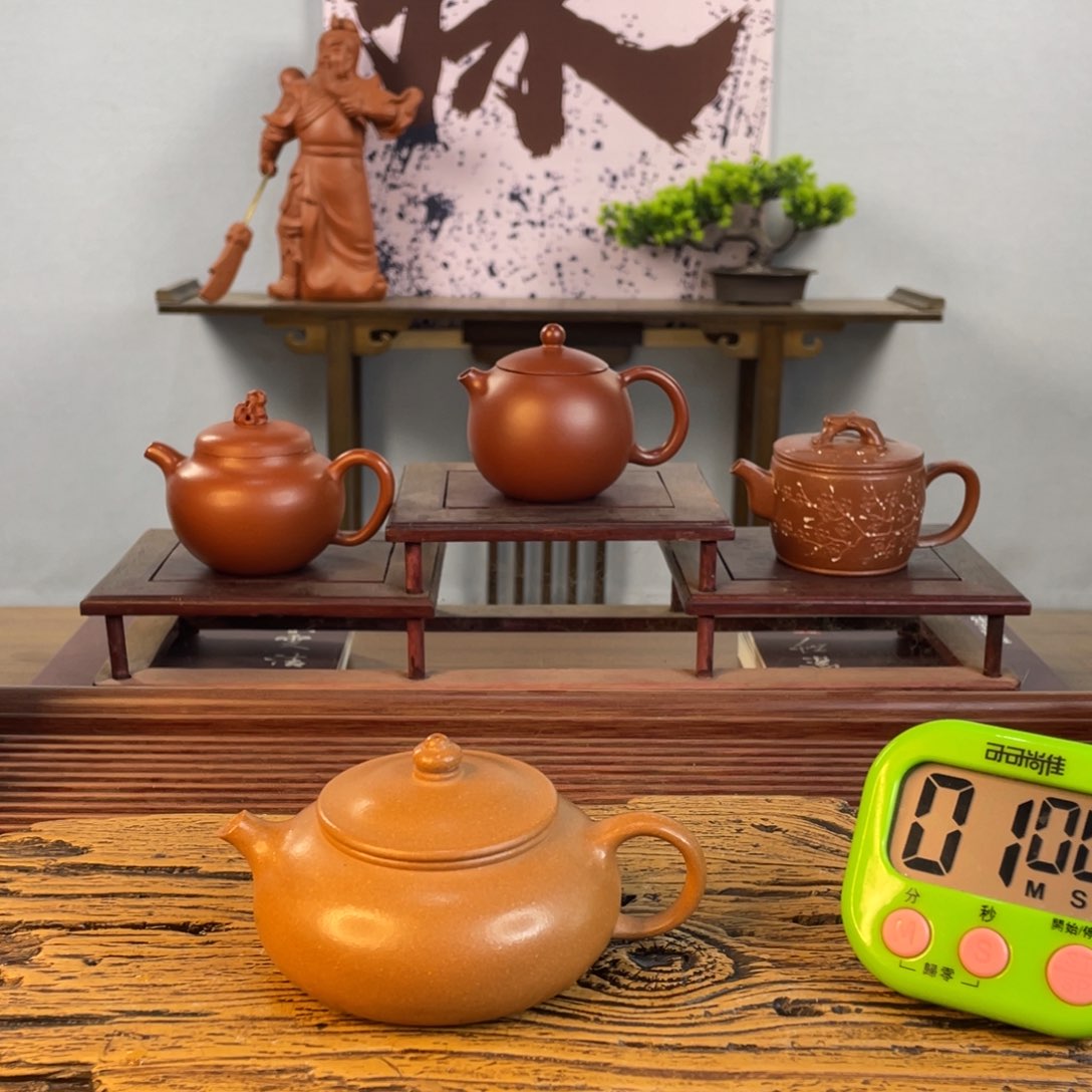 紫砂茶壶左*言在外面呢么好无聊