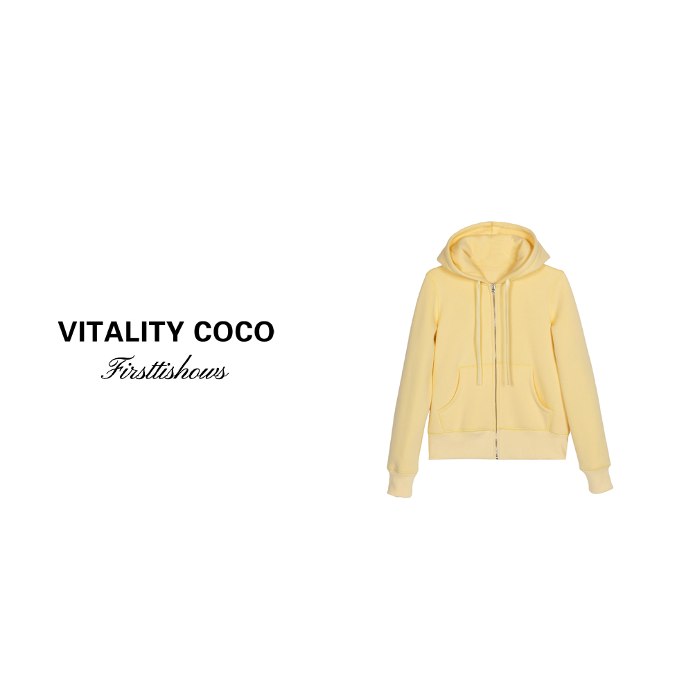 「VITALITY COCO」24冬季秋冬上新热卖连帽运动休闲时尚卫衣-1615