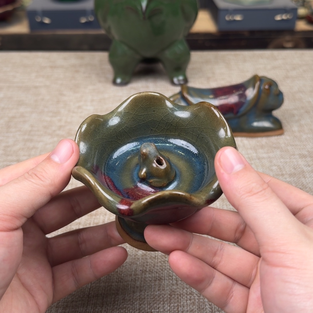 摆件陶瓷旧藏摆件