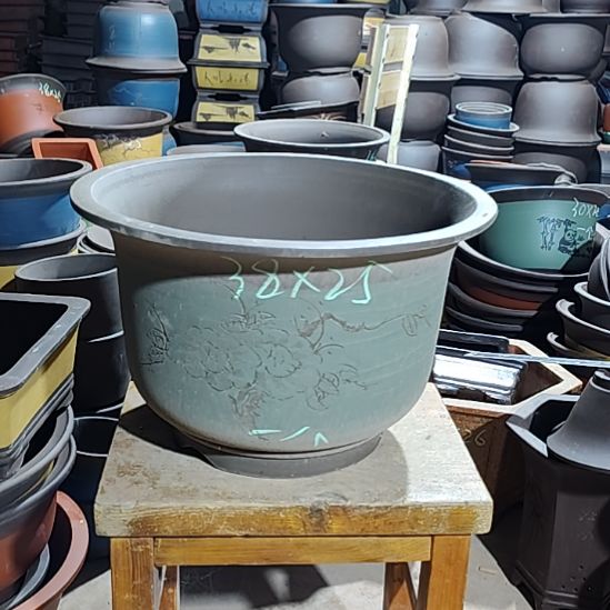 宜兴紫砂花盆清清仓处理花盆清仓处理