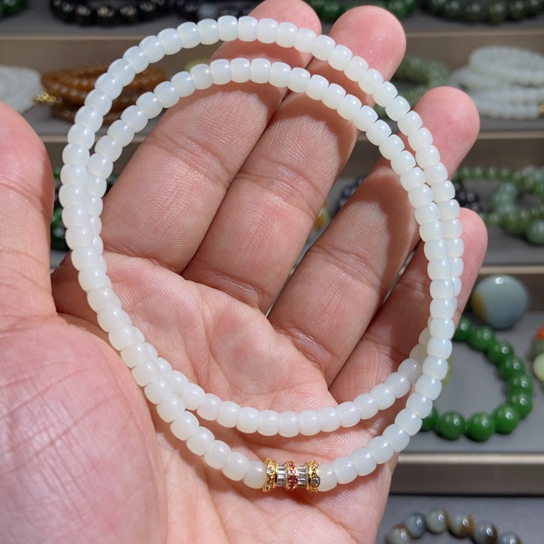 和田玉手链未镶嵌