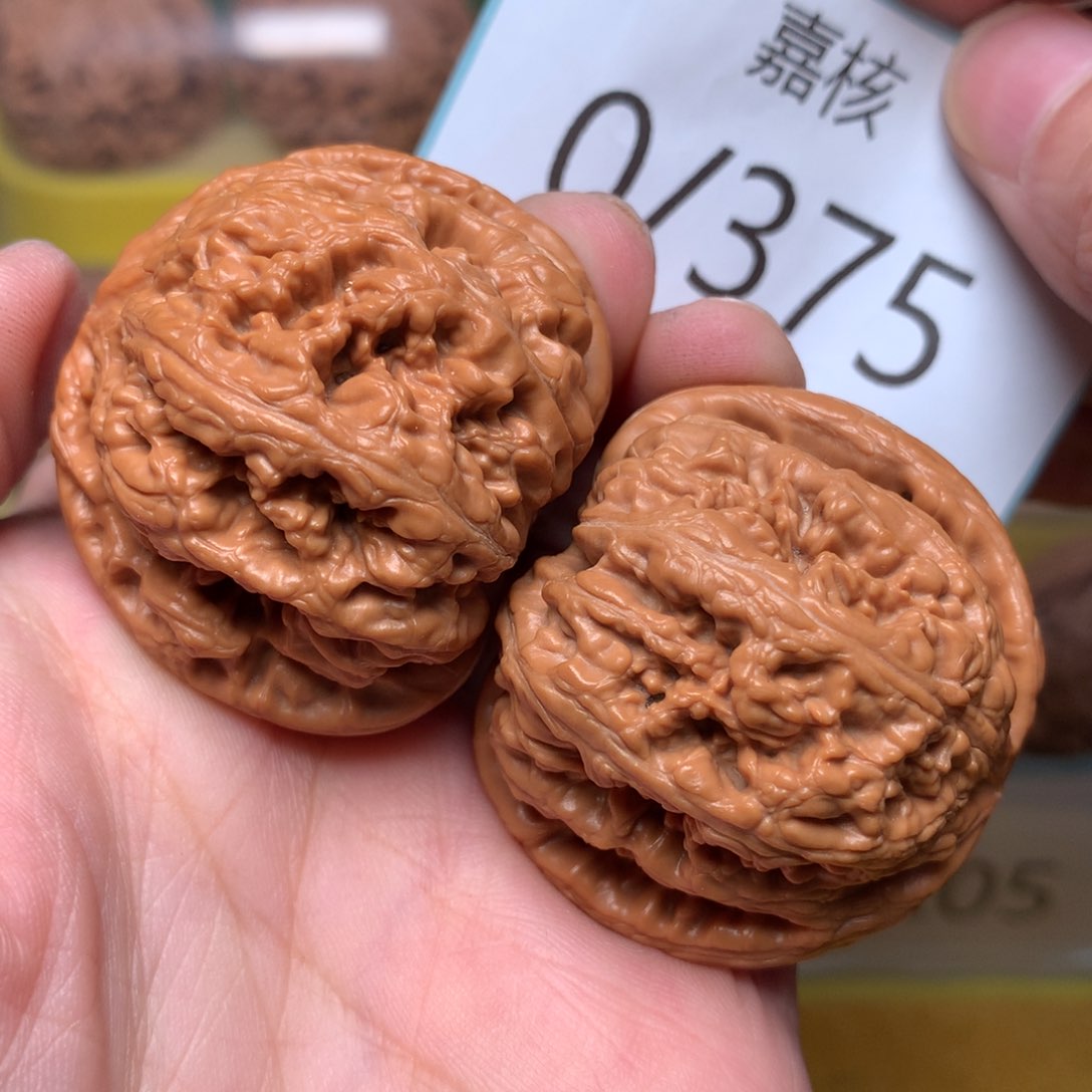 文玩核桃把件肉球粗筋41