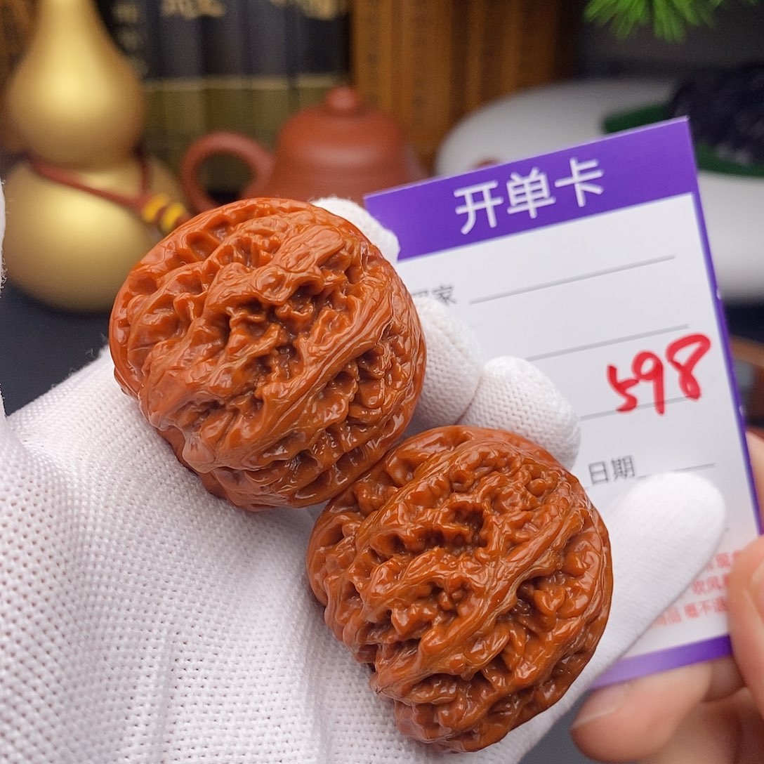 把件文玩核桃40粗筋598