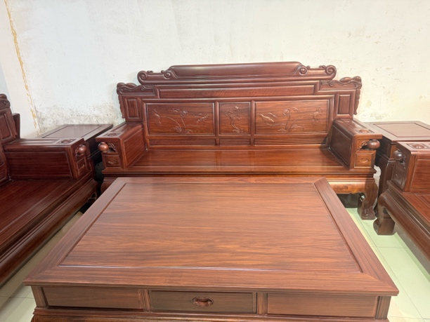 新中式财源滚滚红木家具酸枝6件套客厅沙发家用国学实木家具