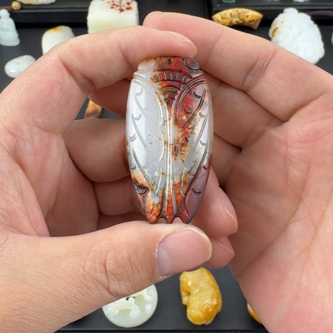 和田玉（糖玉）颈饰未镶嵌