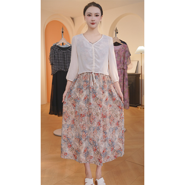 【赠送运费险】L9079 2025年夏季新款时尚气质度假风中长款连衣裙