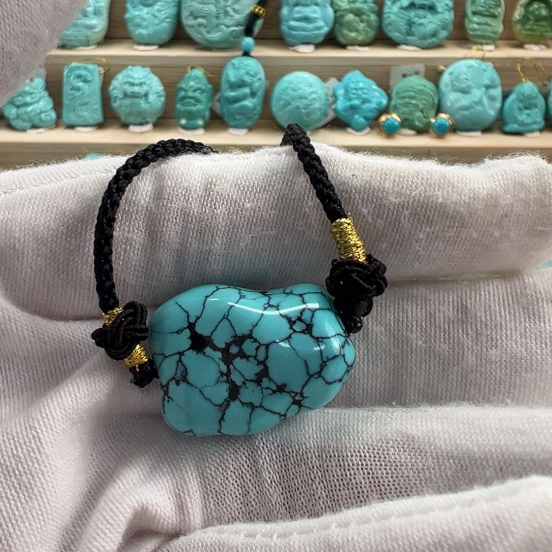 未镶嵌绿松石随形18.3mm