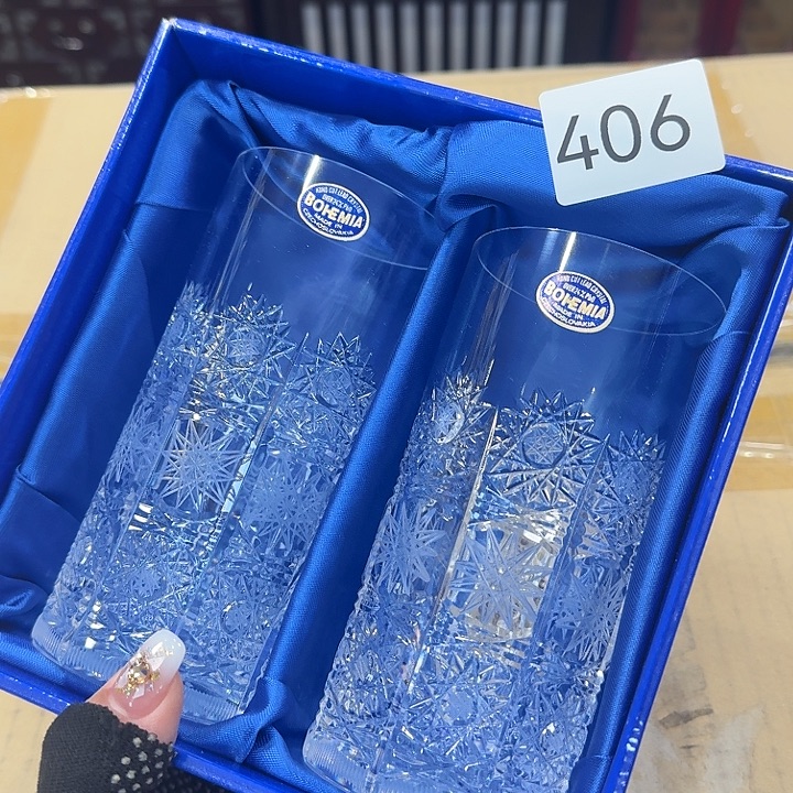 水晶玻璃吸管款很好看的杯子