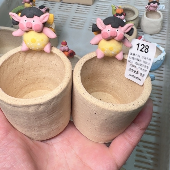 炏陶器物多肉花盆128