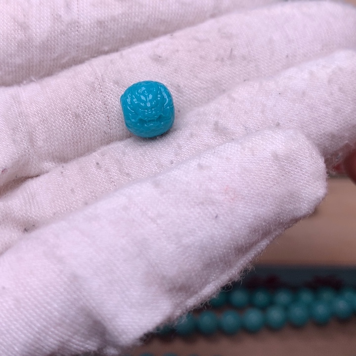 绿松石龙鼓珠9未镶嵌