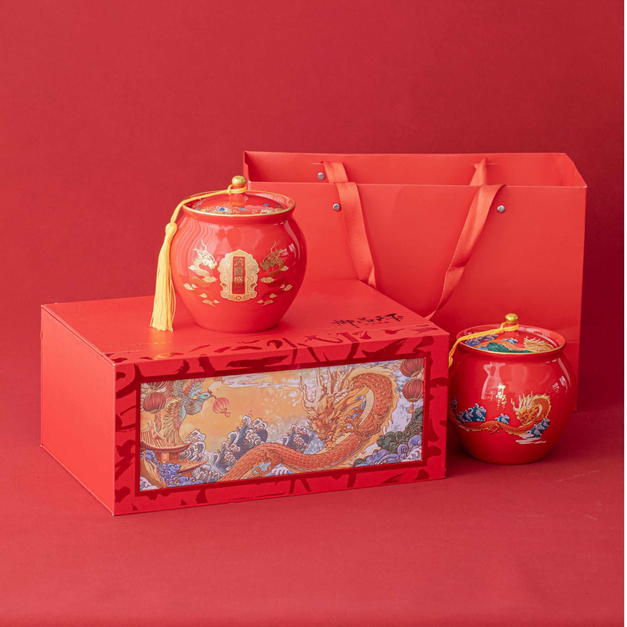 红【御品天下】金骏眉陶瓷礼盒250g