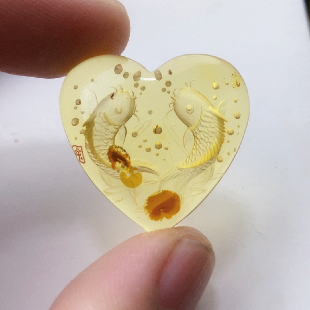 【闪购商品】金珀吊坠(不含链)未镶嵌