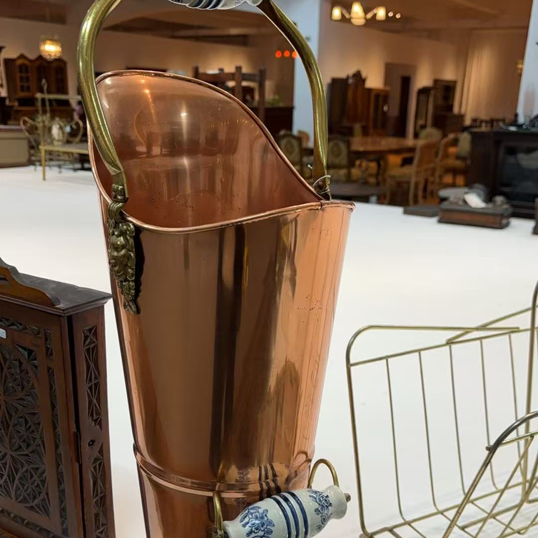 茉莉中古伞架桶.