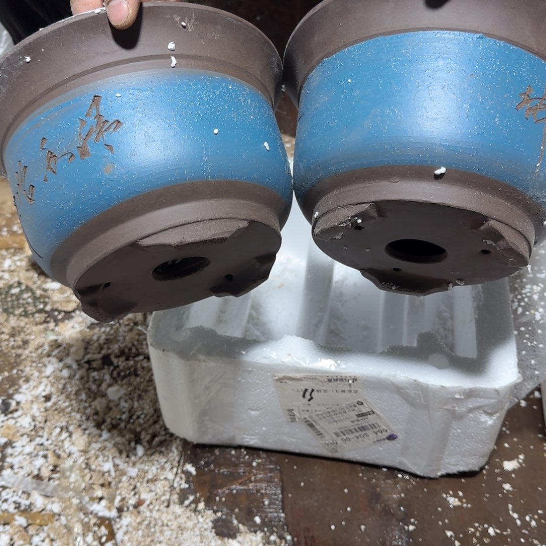 紫砂花盆口径14.10口径