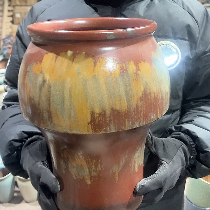 紫砂花盆高32口20————-