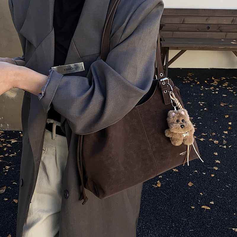 【漫威蒂尼】2025秋冬新款美拉德单肩包包大容量托特包百搭时尚