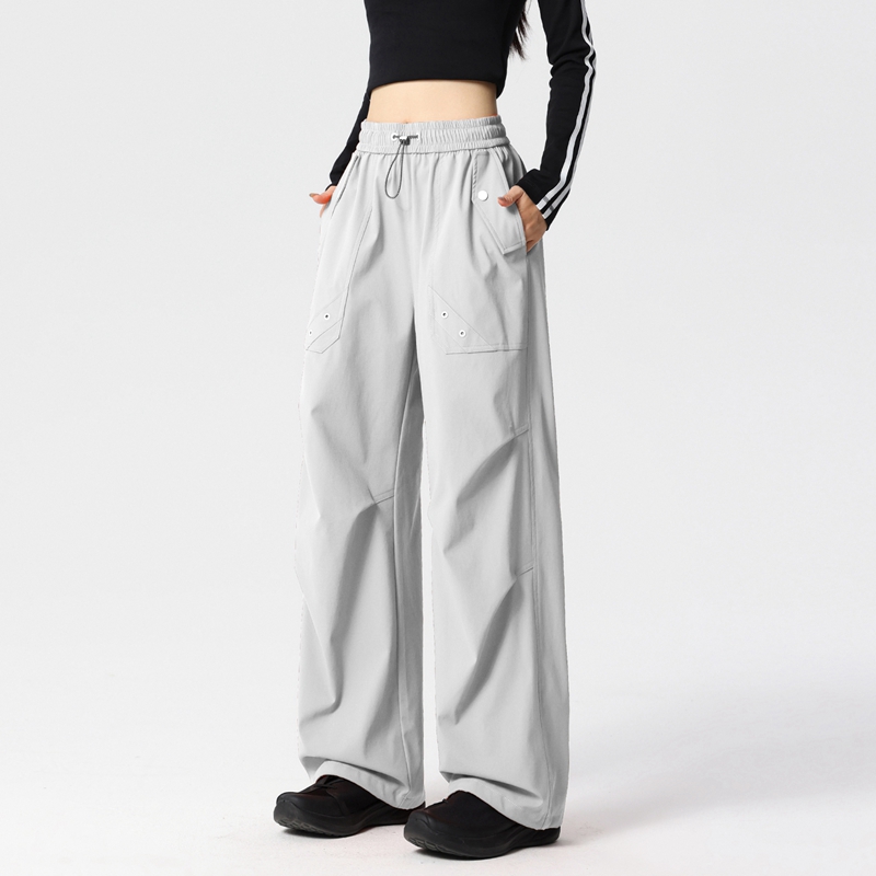 【防泼水加绒】户外厚款工装裤加绒休闲裤复古防风直筒中腰伞兵裤