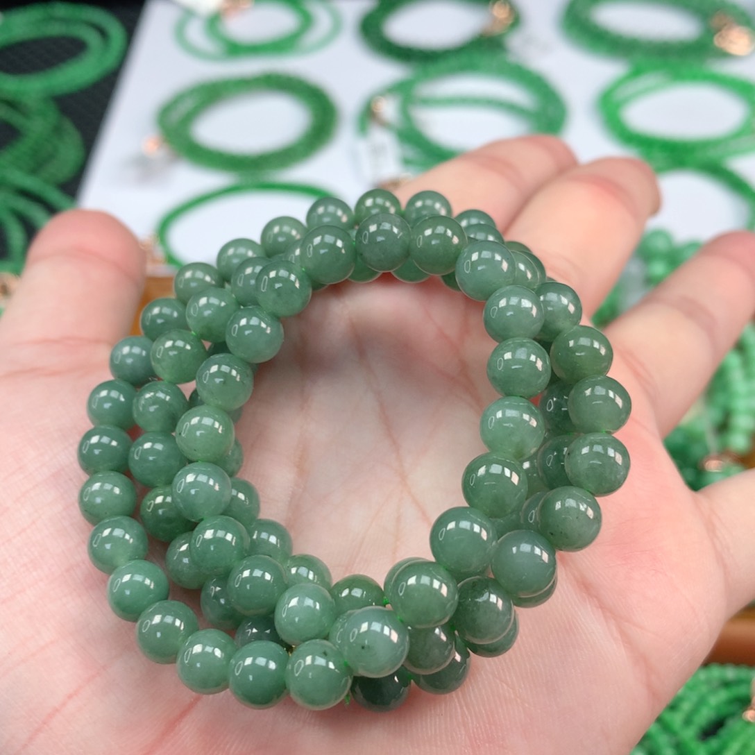 翡翠手链未镶嵌翡翠