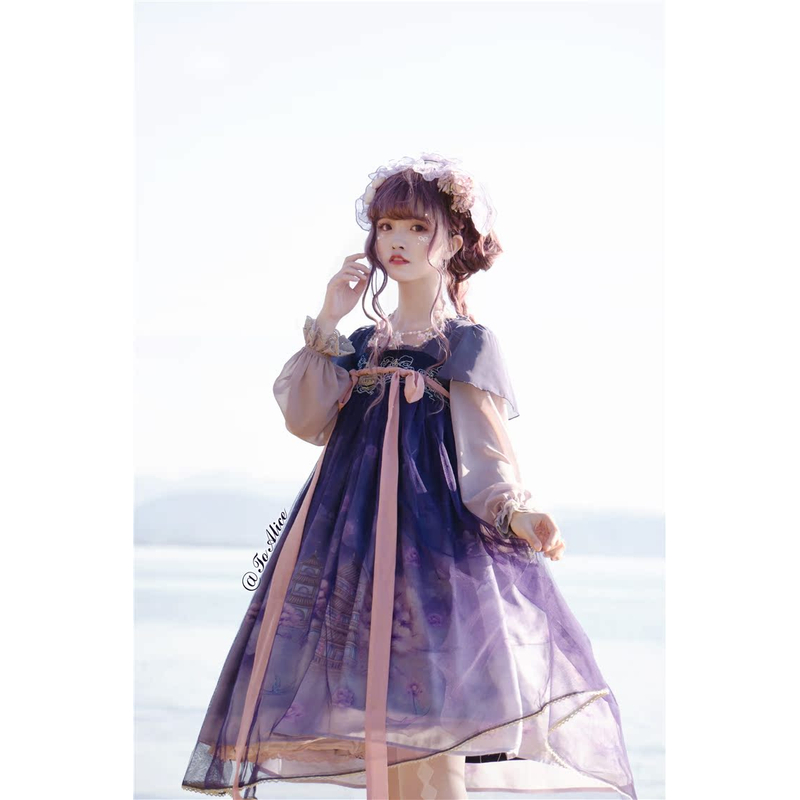 【Dear dolls】熊之原创星幕汉元素连衣裙lolita公主少女华丽日常